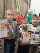 призёры: Посредников, Кузнецов, Петров