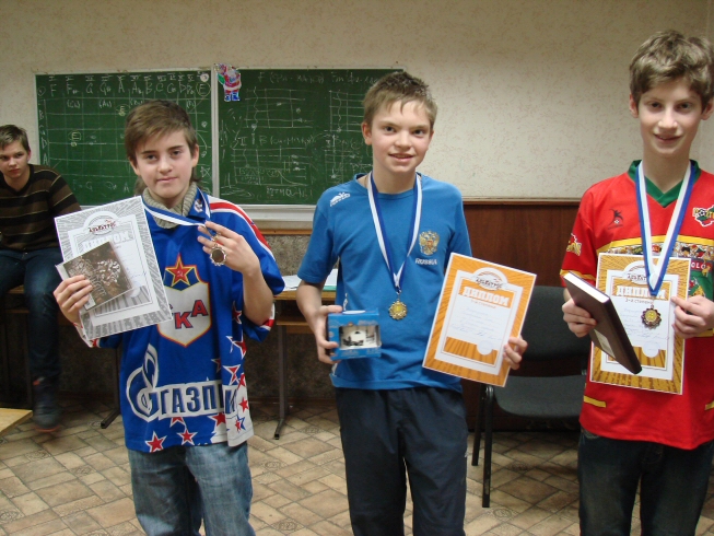 призёры Вышки: Борисов, Дмитриченко, Городницкий