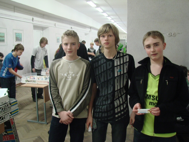 призёры Первой: Рыбкин, Коновалов, Макаренко