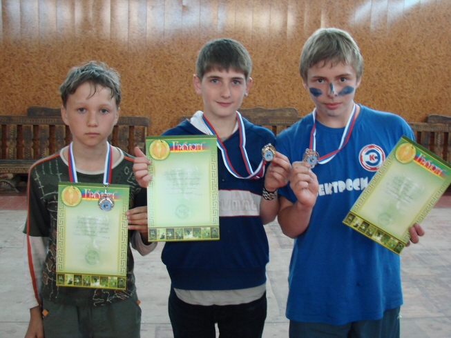 призёры: Симонов, Семенченко, Капустин
