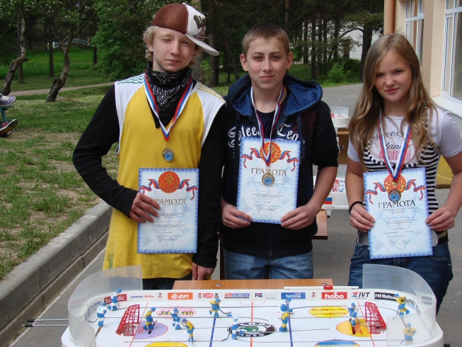 призёры: Дегтярёв, Цапонин и Павлова